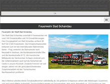 Tablet Screenshot of feuerwehr-badschandau.de